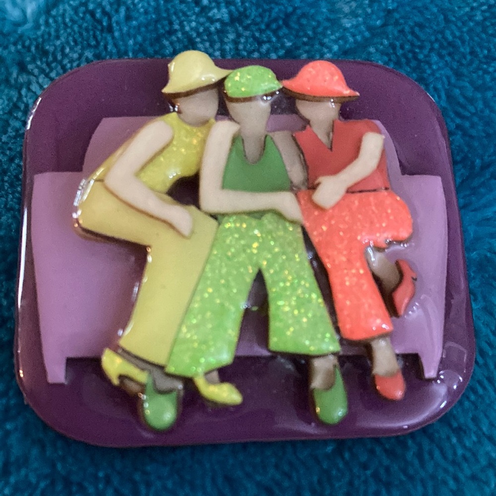 Lucinda woman pin